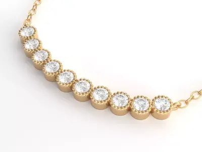 Diamond pendant 3D model for render 3Ds Max V-ray 3D model purchase