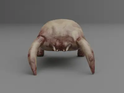 Half-Life Head Crab Free low-poly 3D model