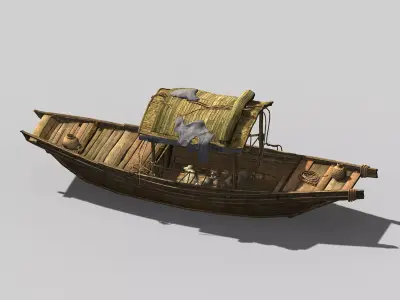 Game Journey to the West - Fishing Boat 3D model