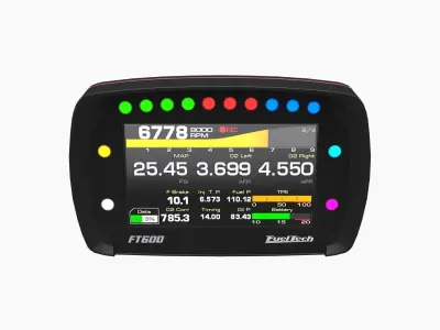 Fueltech FT600 ECU Low-poly 3D model