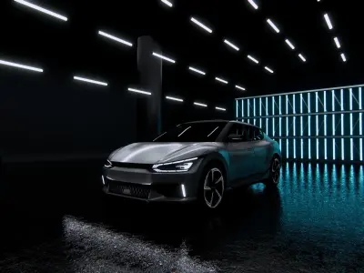 sci-fi space 3D model