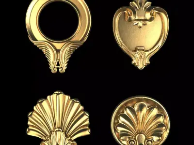  Ornaments - Pack 02 3D model