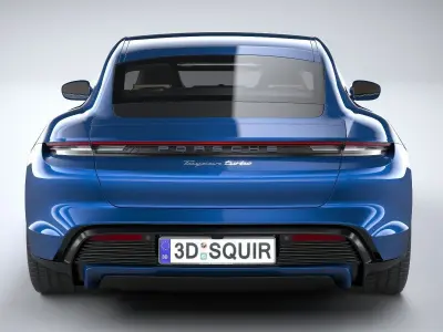 Porsche Taycan Turbo 2020 3D model