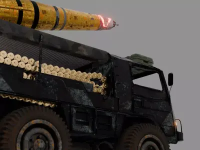 military vehicle 3D model