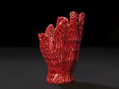 Decorative vase 3D print model purchase