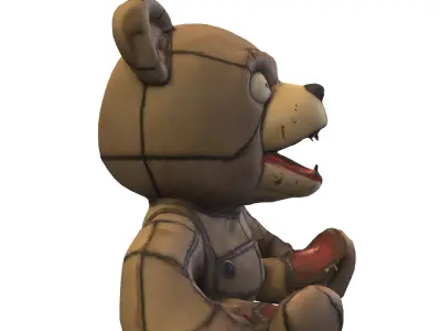 Creepy Teddy Bear 3D model