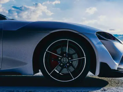 Supra MKV rigged model - GAME-READY Low-poly 3D model