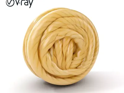 Rope Coil D Model Pack for Realistic Scenes Texture