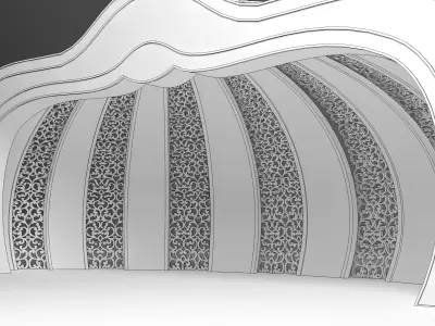 Indian Wedding Stage 3D model