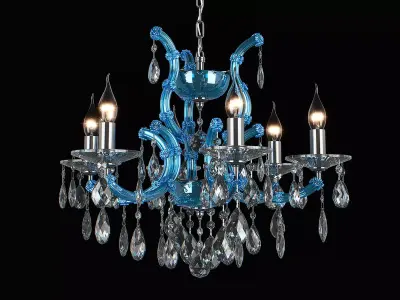 698065 ChampaBlu Osgona Chandelier 3D model