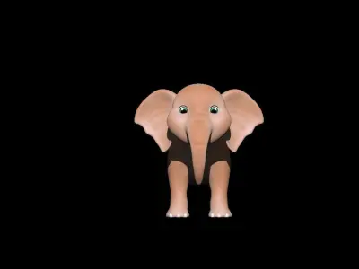 Elephant  3D model purchase