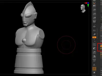 Ultraman Bust Free 3D model