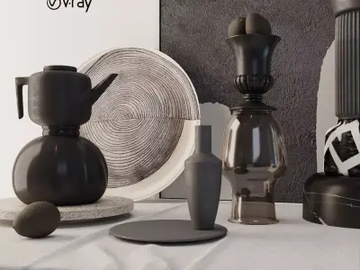 Decorative set N1 3D model