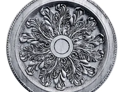 Ceiling Medallion 03 3D model
