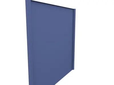 Low Poly Modular Fence 17 Low-poly 3D model