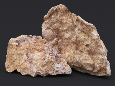 Rocks - Photogrammetry Scanned 3D Models 3D Model Collection