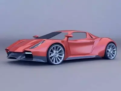 Sportero concept car 3D model