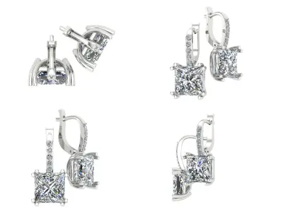 Earrings od55 3D print model
