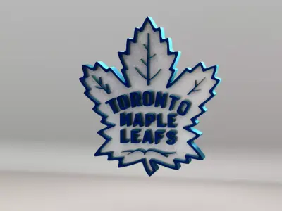 NHL Toronto Maple Leafs Team Logo 3D model