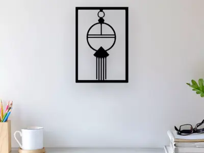 Abstract Wall Art 3D print model 19
