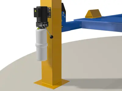 Car Lift R2  3D model