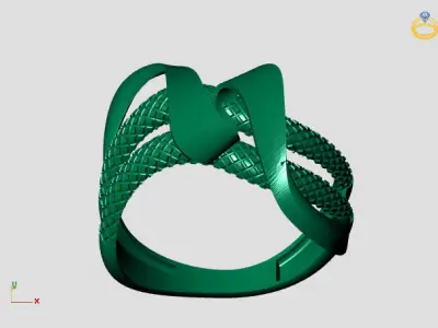 Women Plain Ring STL Models Womens Ring 3dmodels 3D print model 3D print model 29