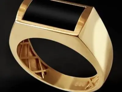 Onyx Ring 3D print model