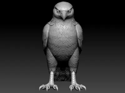 Eagle statue - Bird decor - 3D print 3D print model