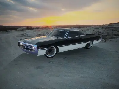 Car  El-Cama Low-poly 3D model