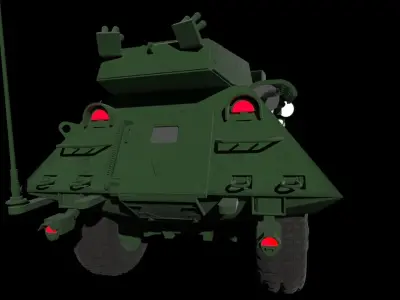 Cadillac Gage Commando Scout 3D model