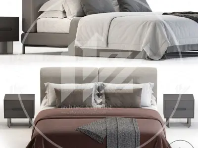 Domkapa Margot Bed  3D model