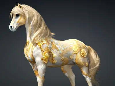 Horse-D3 3D model