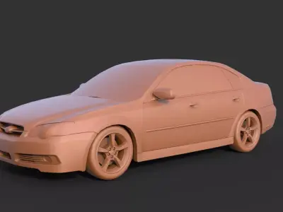 SUBARU LEGACY B4 3D print model