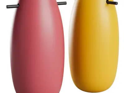 Set of vases Asia by Roche Bobois 3D model