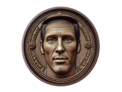 Petr Cech Footballer Medallion 3D print model