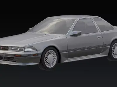 1986 Toyota Soarer Z20 3D model