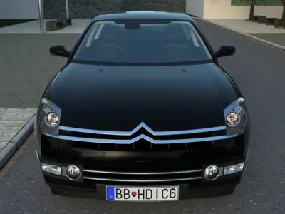 Citroen C6 2007 3D model