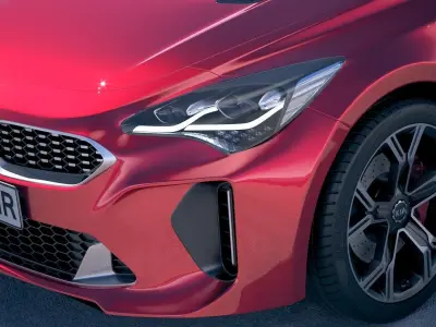 Kia Stinger 2018 3D model