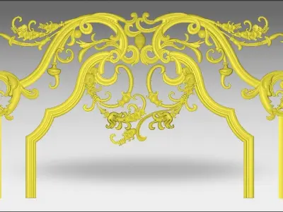 DOOR TOP DESIGN 3D model