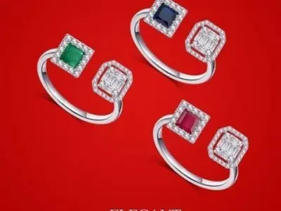 rings Free 3D print model