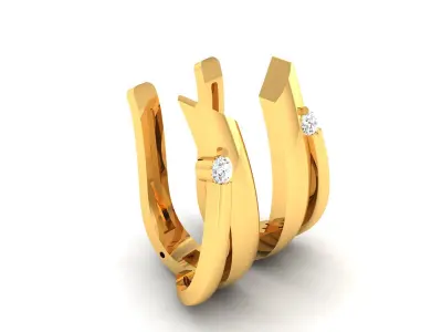 Women Earrings 3D print model