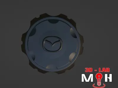 MAZDA BT50WHEEL CENTRECAP 3D print model