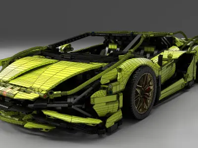 Lego Technic Sian FKP 37 3D model