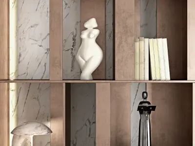 decorative partition wall 3D model