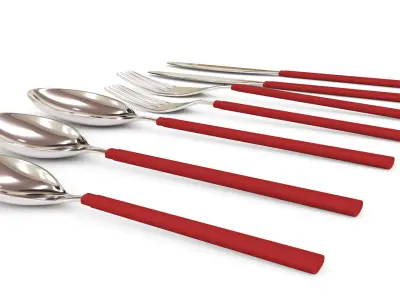 Cutlery Set V2 3D model