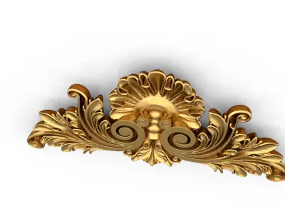 carved classic decorative ornament cnc 3d printing stl 02 3D model