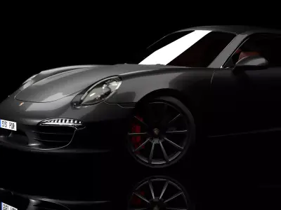 Porsche 911 exterior 3D model