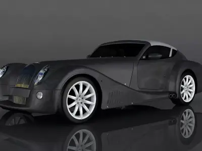 Morgan Aero Low-poly 3D model