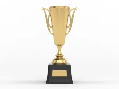 Cups Trophy 3D model 13
