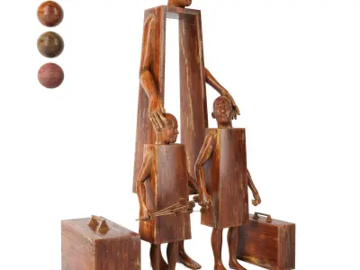 Decorative Family Sculptures Vol-2 3D model